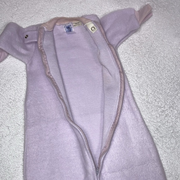 Vintage carters light purple sleep sack “nap” 0-6m - Picture 7 of 8